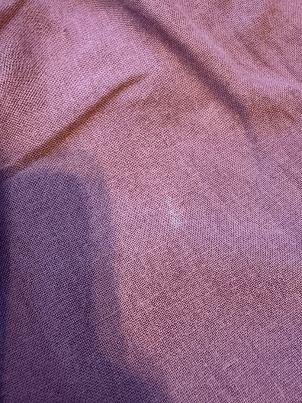 notPERFECTLINEN SION gathered linen skirt in Dusty Lavender M/L 28 inch long - Picture 2 of 7